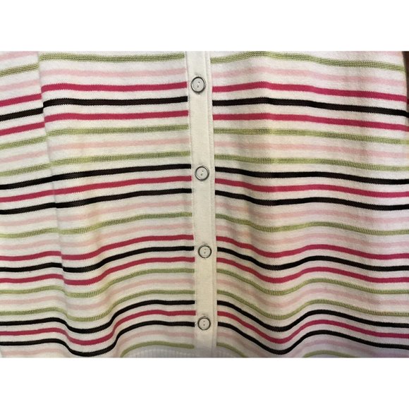 Women's 3/4 Sleeve White Cardigian Sweater, Christopher & Banks, Size XL - Picture 6 of 11